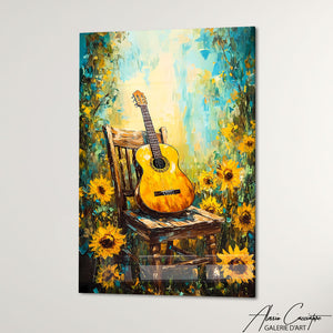 Art Mural Guitare Tableau