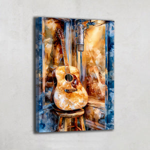 Guitare En Peinture