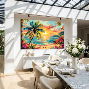 Décoration Murale Paysage Tropical