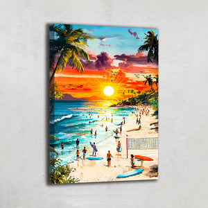 Cadre Tableau Tropical