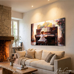 Affiche Piano Toile