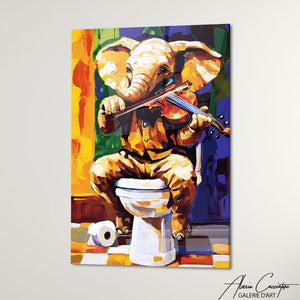 Cadre Animaux Toilettes