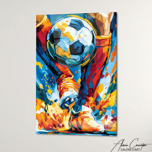 Art Mural Football Tableau