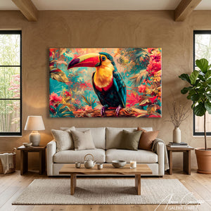 Peinture Oiseau Tropical