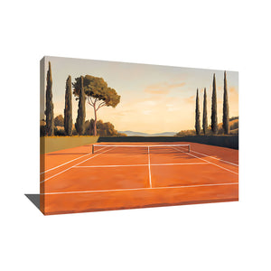 Peinture Court Tennis