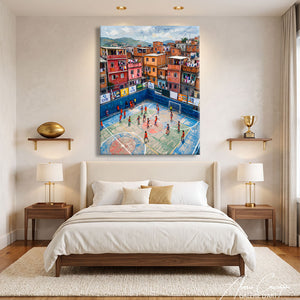 Toile Football Art