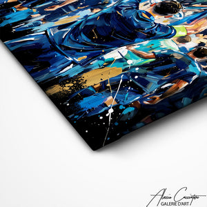 Art Mural Peinture Foot