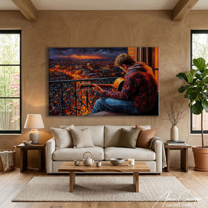Peinture Guitariste