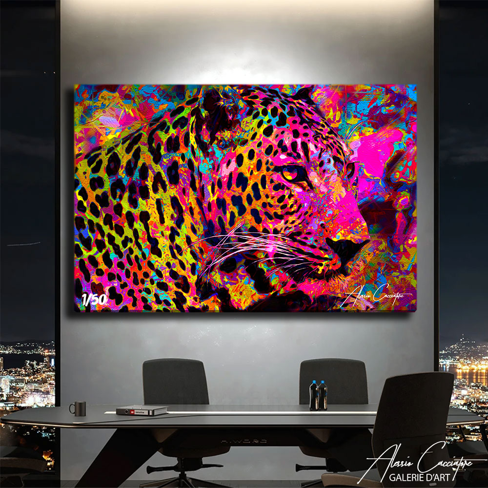 tableau leopard design