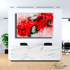 tableau ferrari vintage