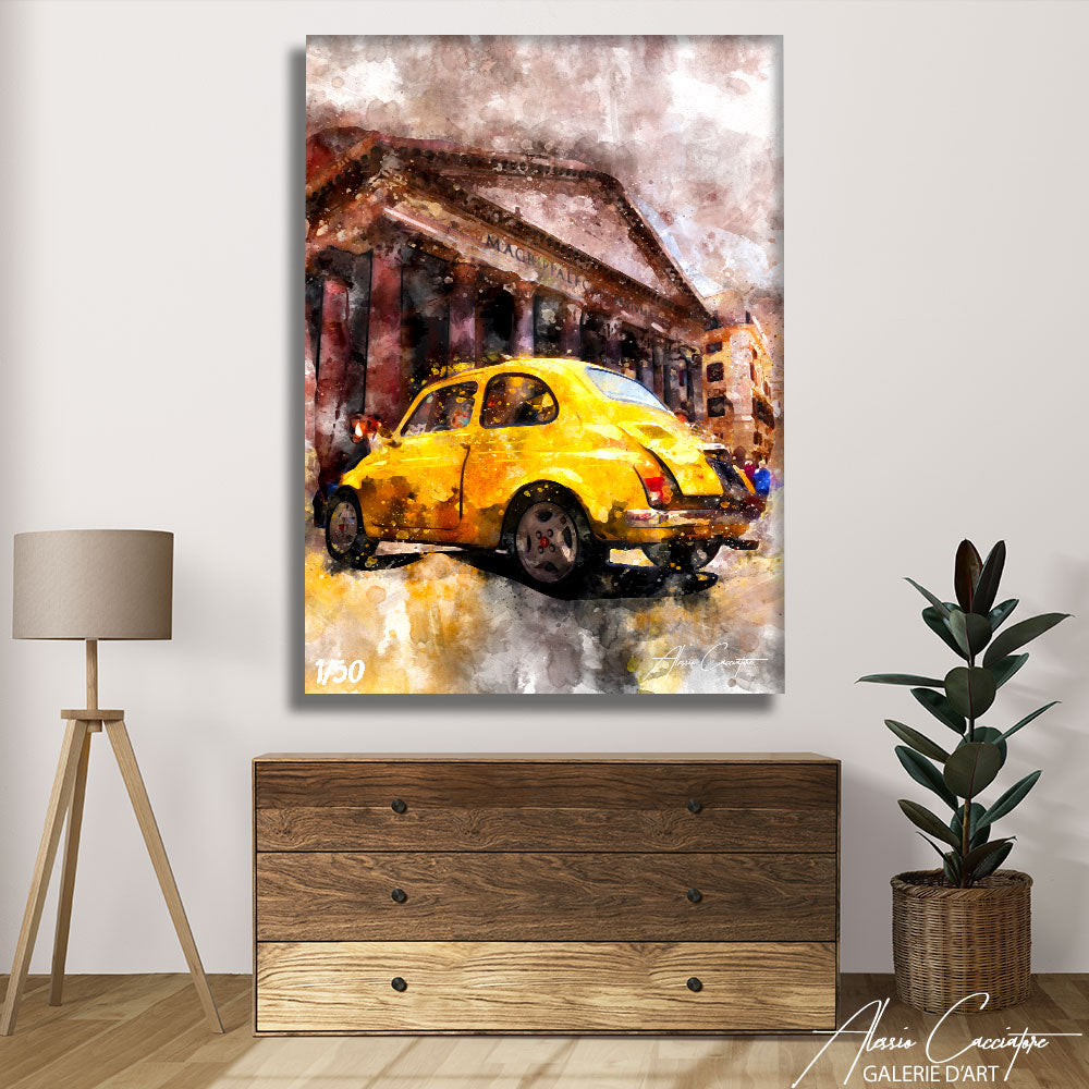 peinture fiat 500 ancienne