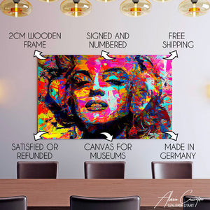 TABLEAU MARILYN MONROE POP ART Alessio Cacciatore