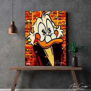 tableau picsou louis vuitton