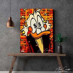 tableau picsou louis vuitton