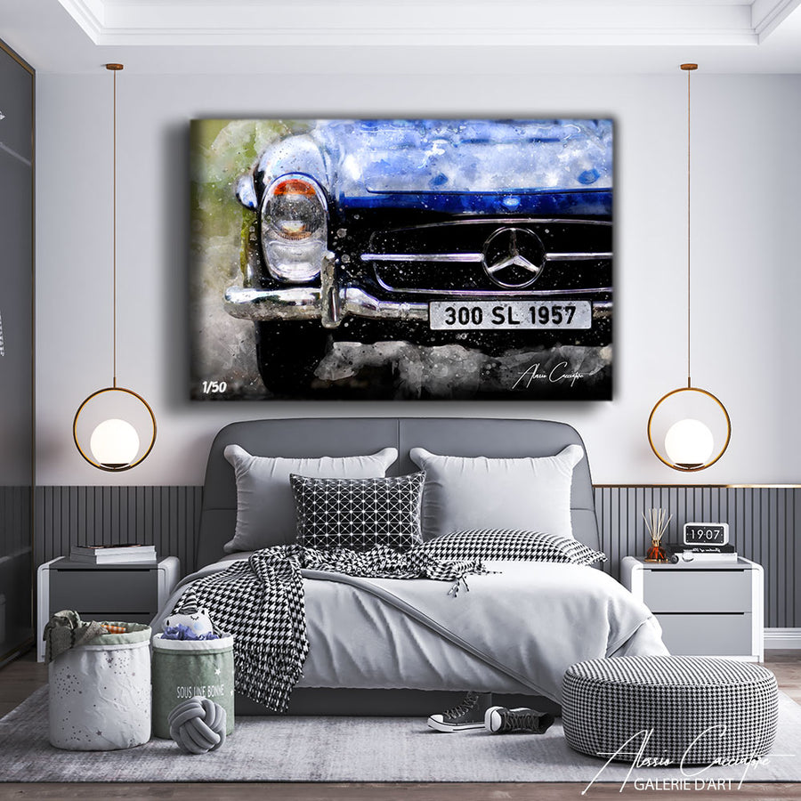 peinture mercedes – mise en situation