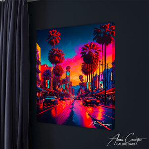 peinture los angeles lumineux