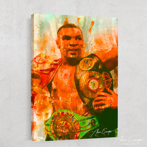 peinture mike tyson