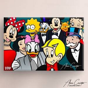 tableau disney pop art
