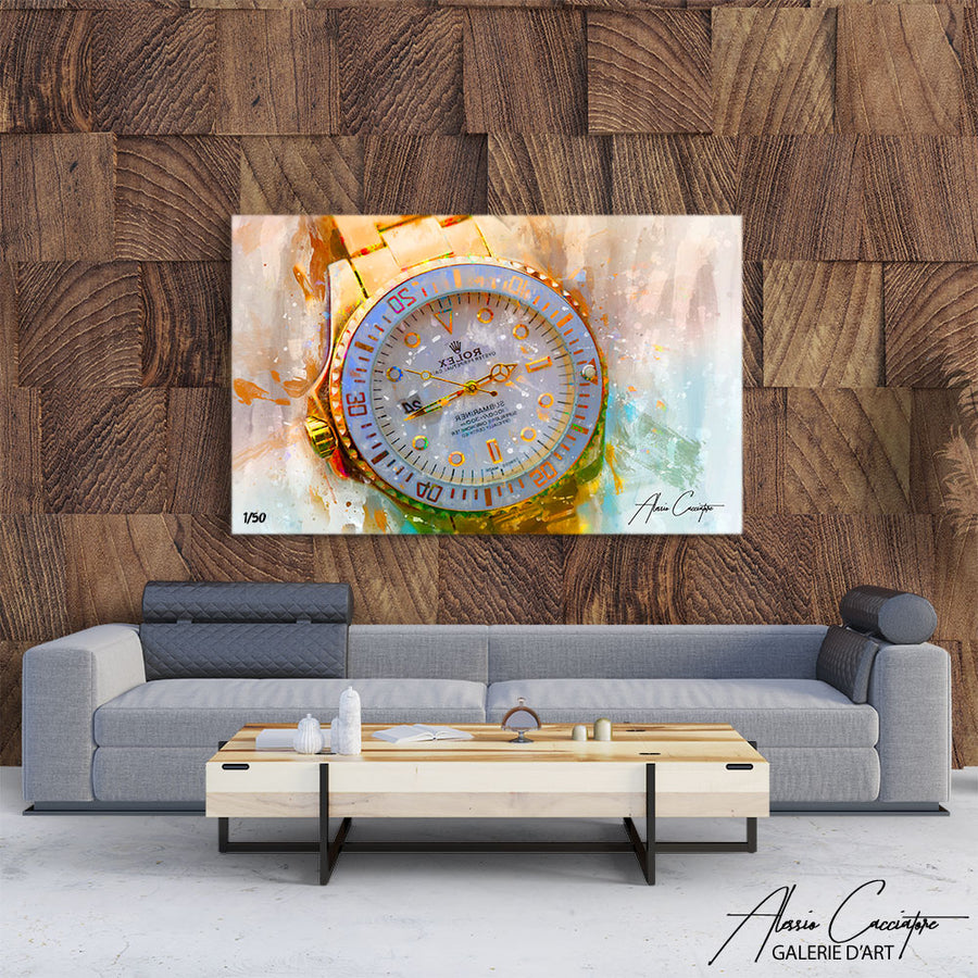 tableau rolex oyster – mise en situation
