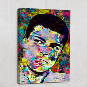 tableau street art mohamed ali