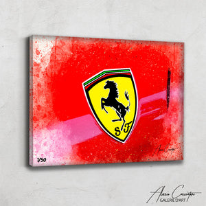 peinture logo ferrari