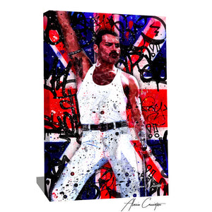 tableau peinture freddie mercury