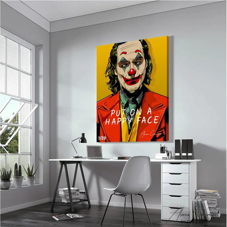 TABLEAU JOKER AlessioCacciatore: Galerie d'art en ligne – mise en situation