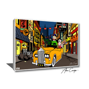 tableau chinatown monopoly betty boop art cartoon | Tableau Monopoly alec monopoly | tableau Betty boop | alec monopoly art