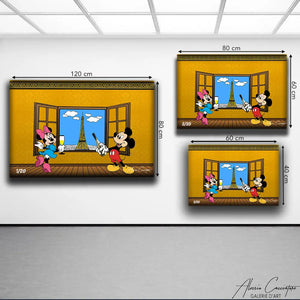 TABLEAU MICKEY MINNIE Alessio Cacciatore