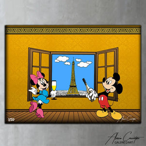tableau mickey et minnie