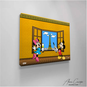 tableau mickey et minnie