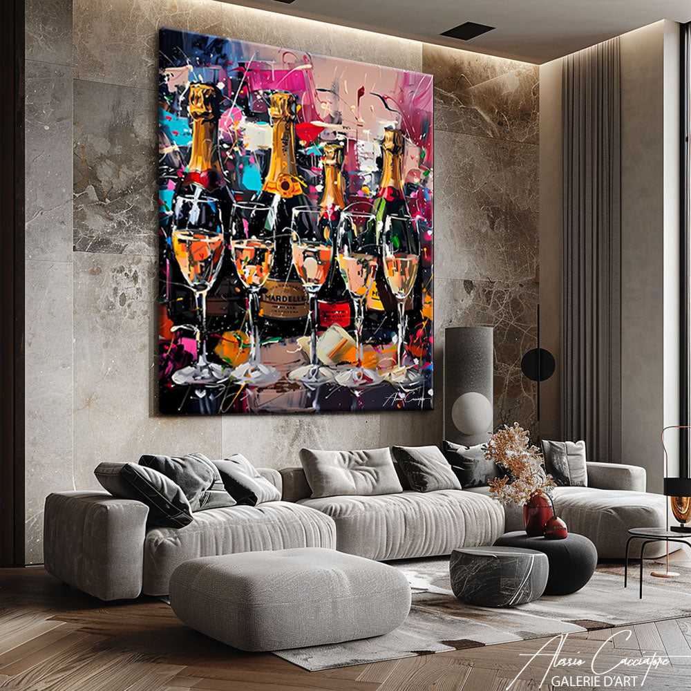 Tableaux abstraits colorés : oser la couleur pour réveiller vos murs