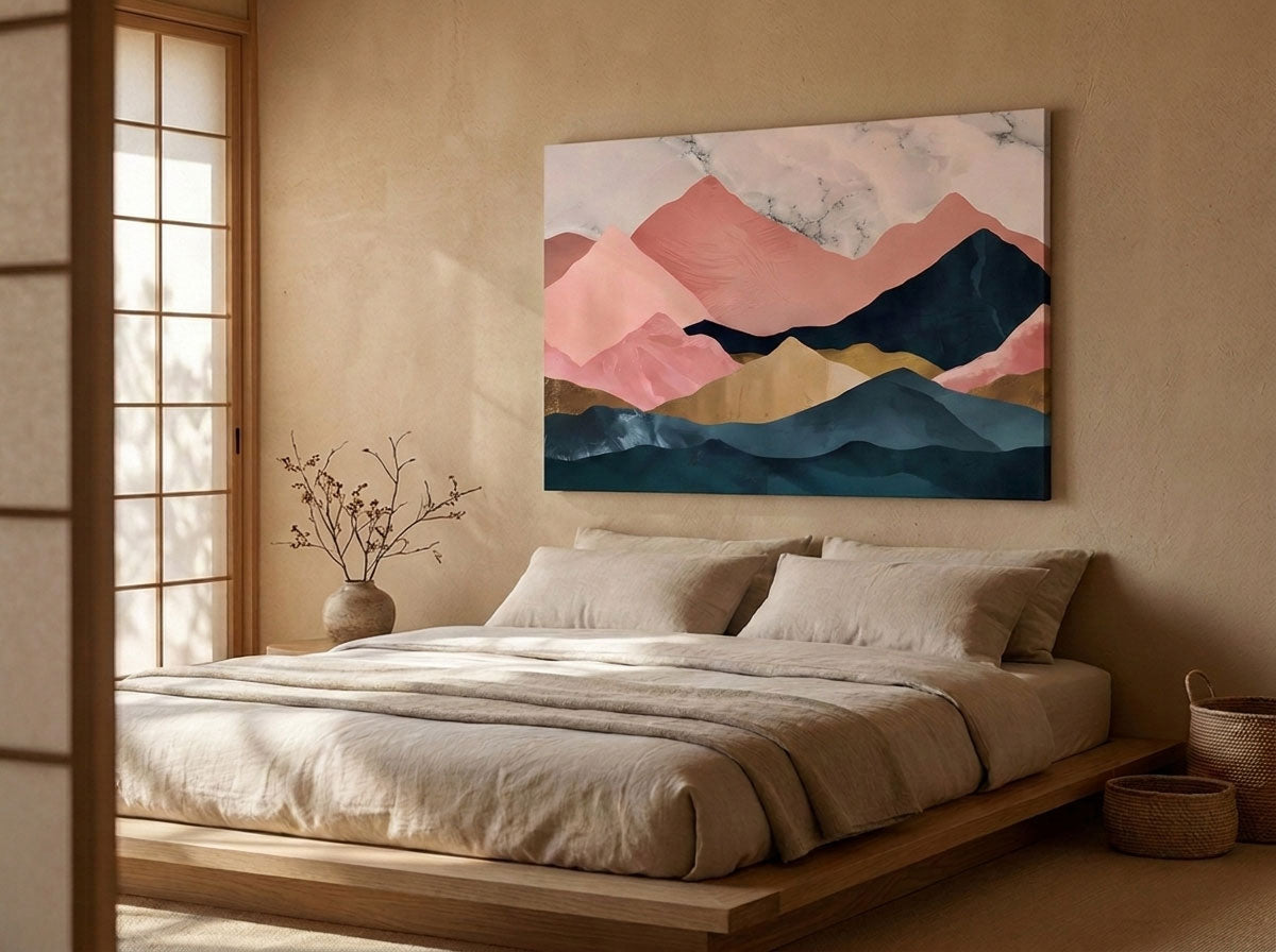 Décoration murale montagne : le grand air en format encadré