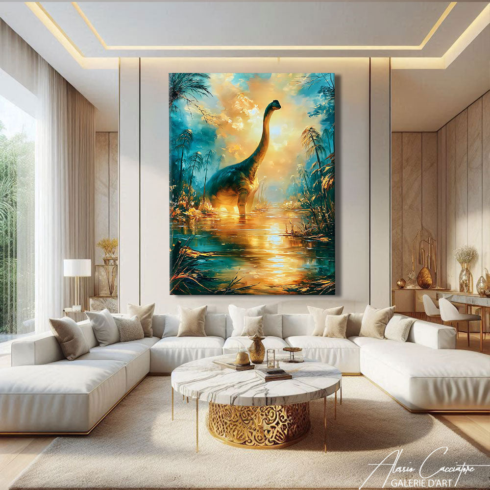 Peinture Dinosaure Tableau