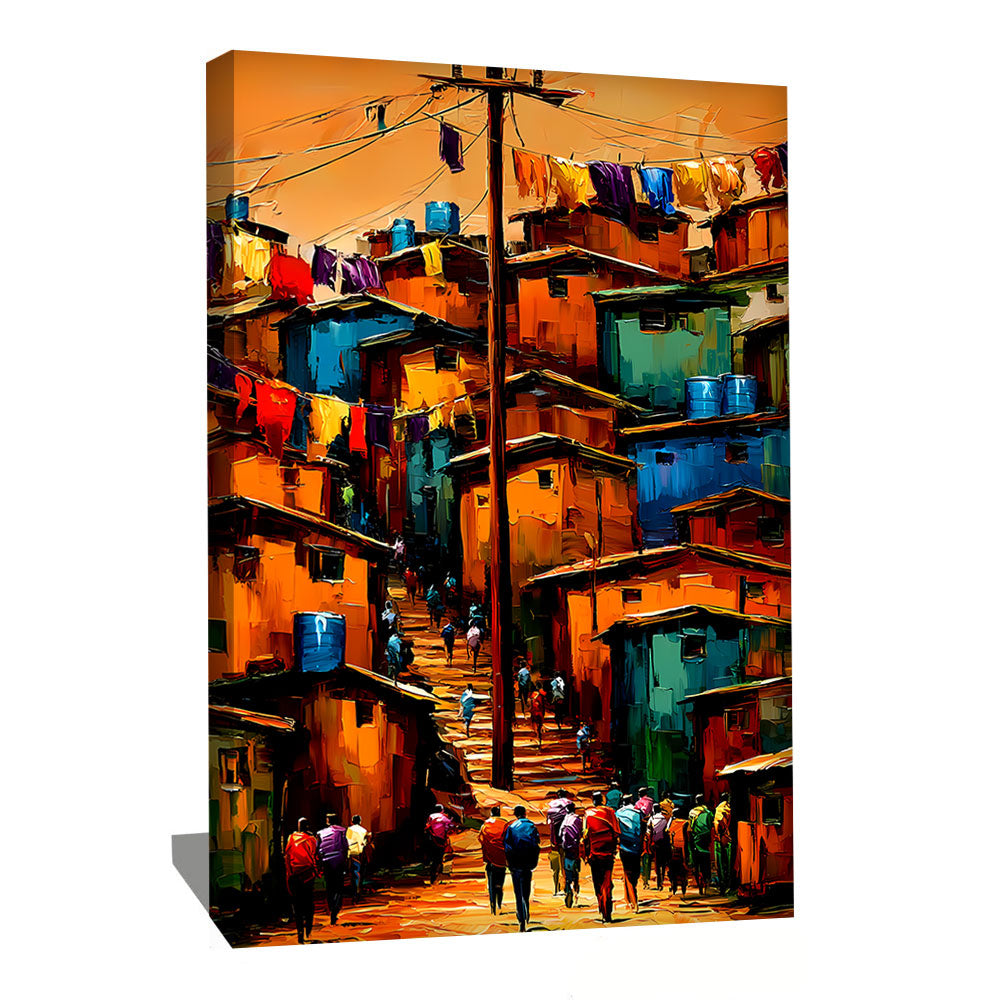 Tableau Africain Paysage