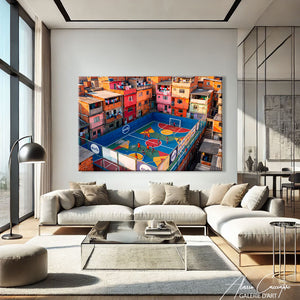 Peinture Stade De Foot