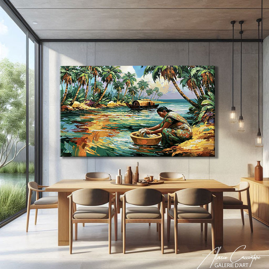 Affiche Ambiance Bali – mise en situation