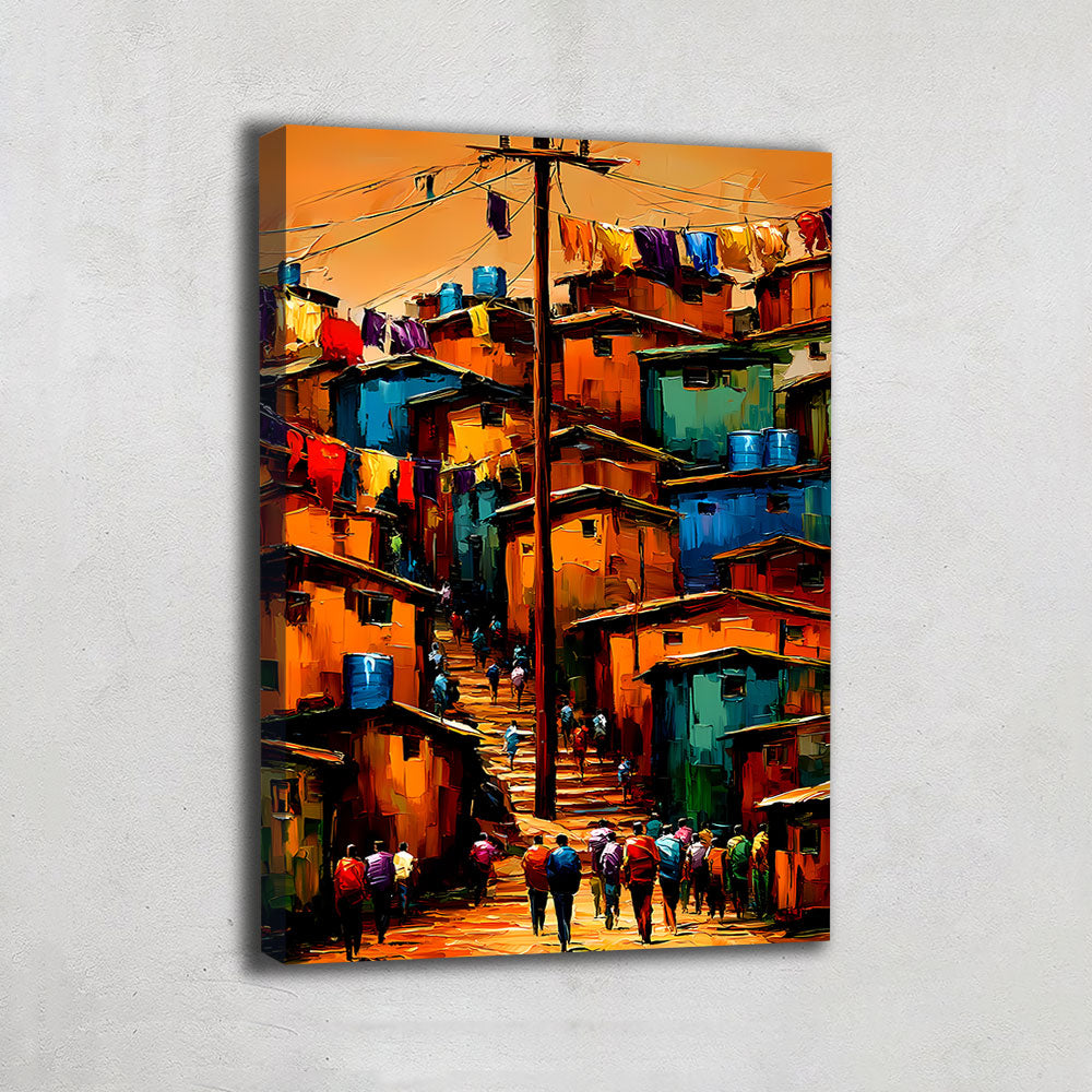 Tableau Africain Paysage