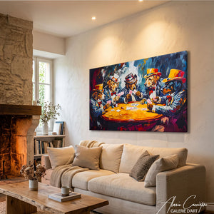 Décoration Murale Chien Poker