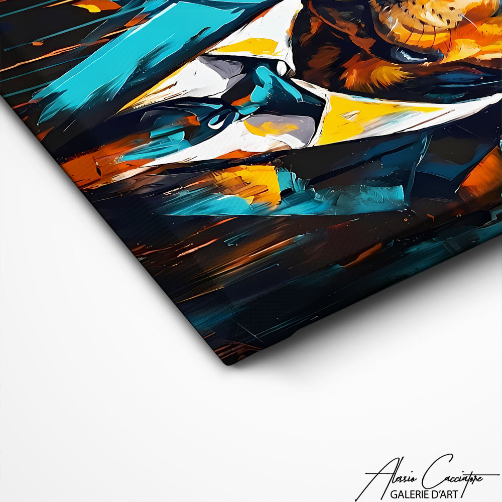 Art Mural Chien En Costume