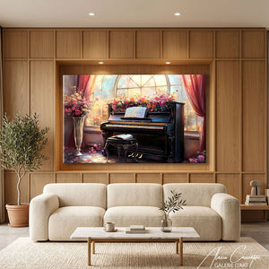 Peinture Piano Tableau