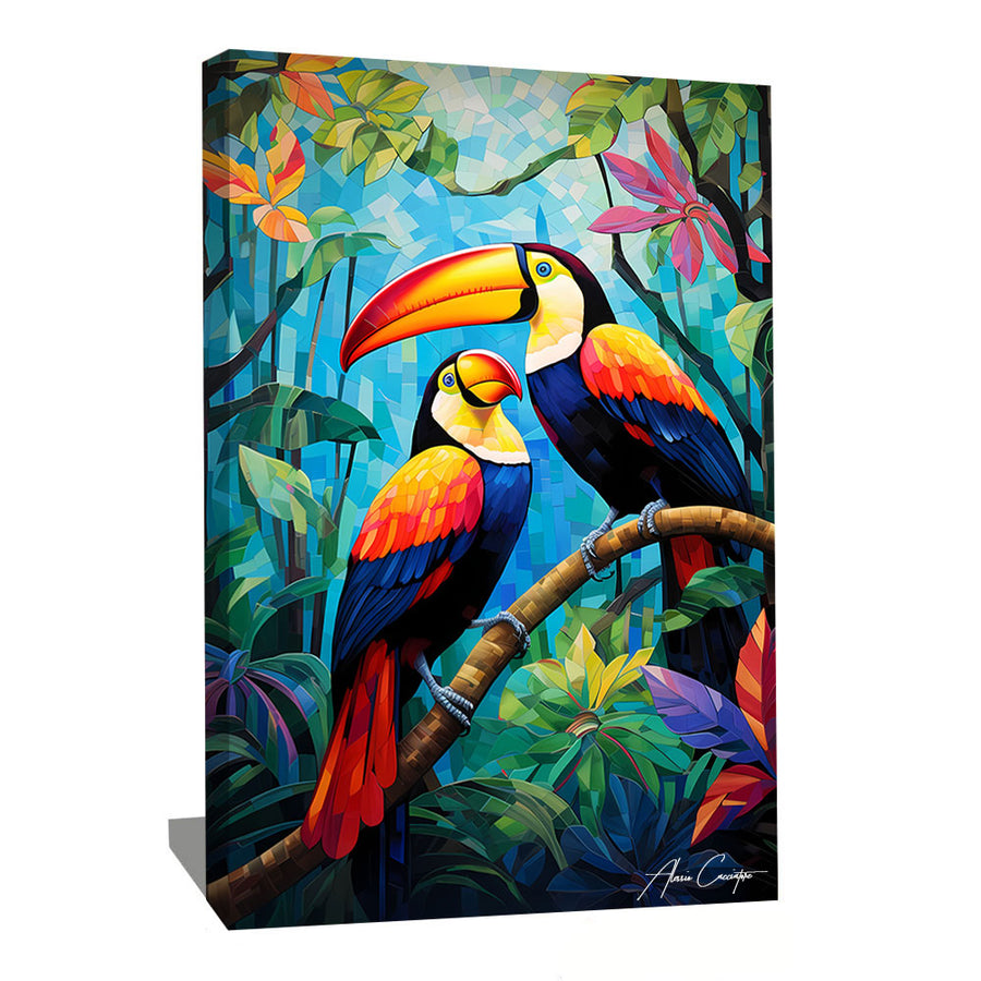 tableau oiseau