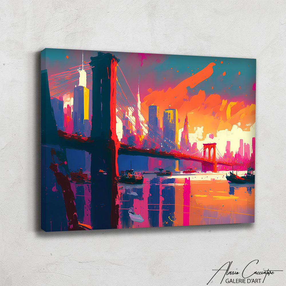 tableau panoramique new york
