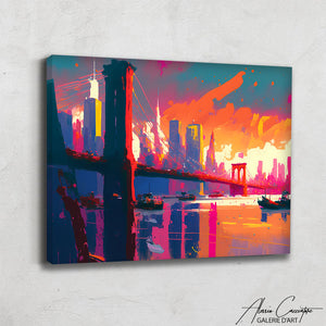 tableau panoramique new york
