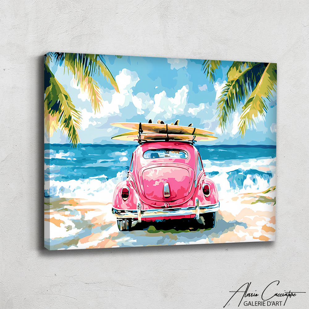 Tableau Mer Surf