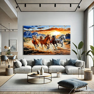 tableau désert