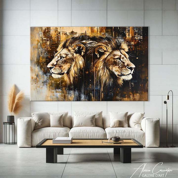 Tableau Dessin Lion