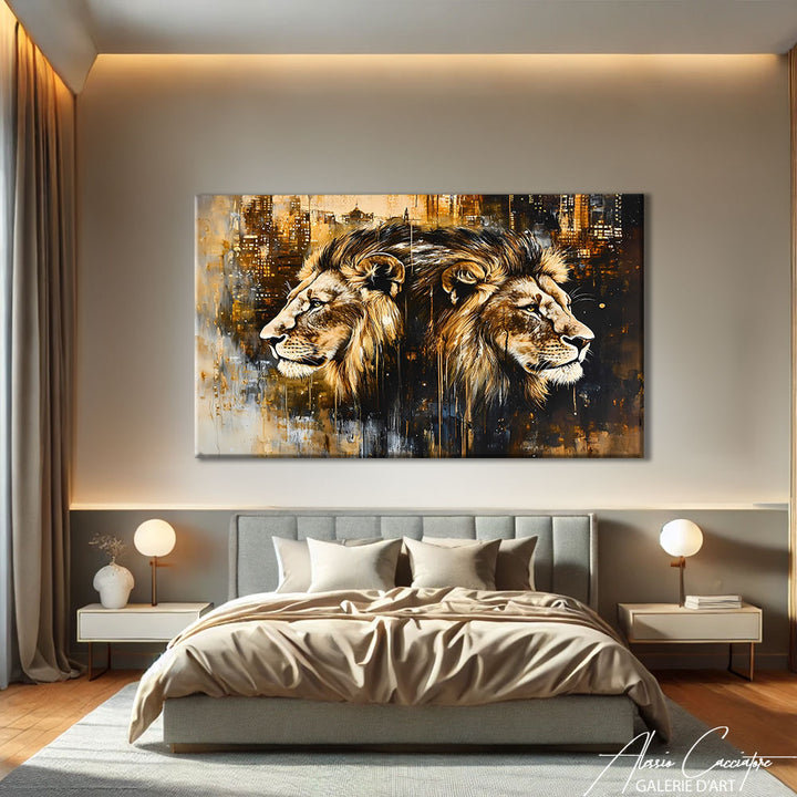 Tableau Lion Moderne