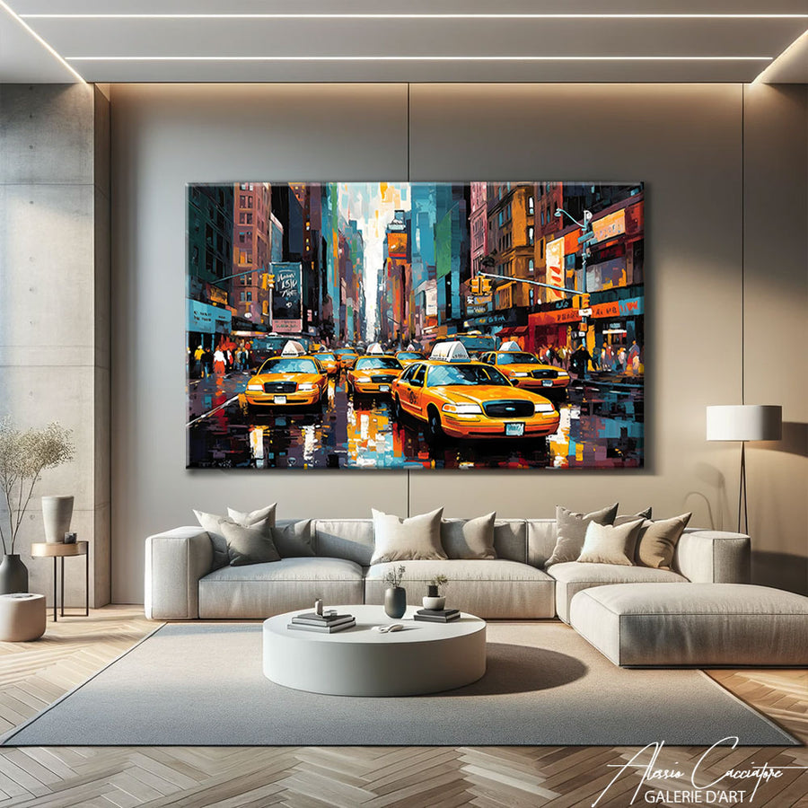 TABLEAU TAXI NEW YORK – mise en situation