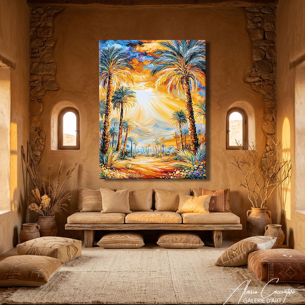 TABLEAU MAROC DÉSERT